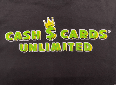 Cash Cards Unlimited T-Shirt (Black/Small)